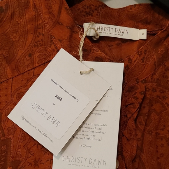New Christy Dawn Elle Pumpkin Paisley - Picture 6 of 10